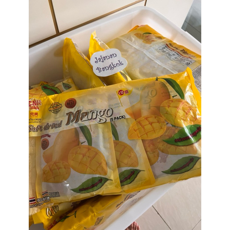 

CUCI GUDANG !! Dried Mango Thailand WAN MEI Wanmei 700gram Manisan Mangga Dry Mango