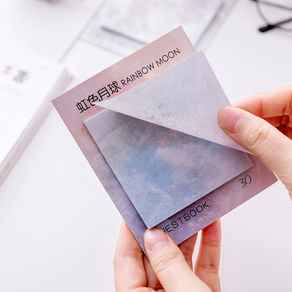 

Decorative Memo Pads Note Book Scrapbooking Sticky Stickers Paper Office Use Creative Gifts Arbitrary Paste Convenient
