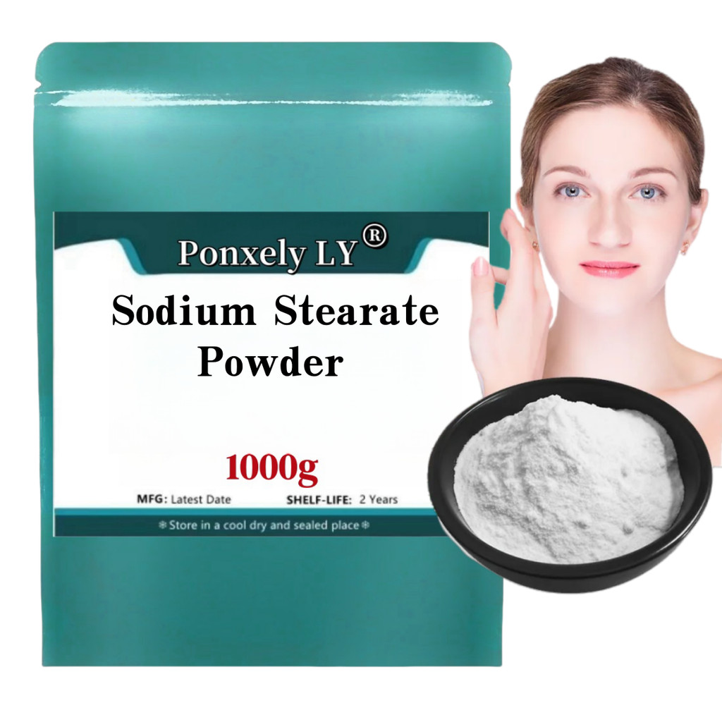 

50-1000g High Quality Sodium Stearate Powder For Skin Care Emulsifier surfactant softener Cosmetics Material