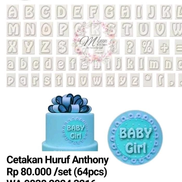 

Cetakan Cutter Huruf Angka Anthony