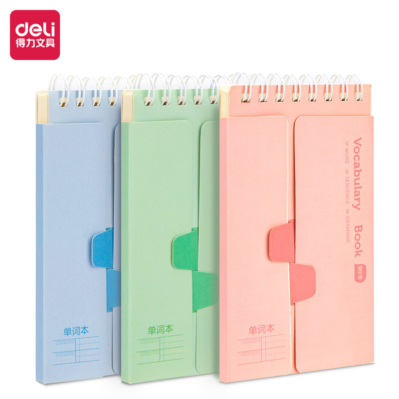 

Deli | Buku Catatan Spiral (Spiral Notebook) Desain 2 Sisi | 90 lembar | 24210