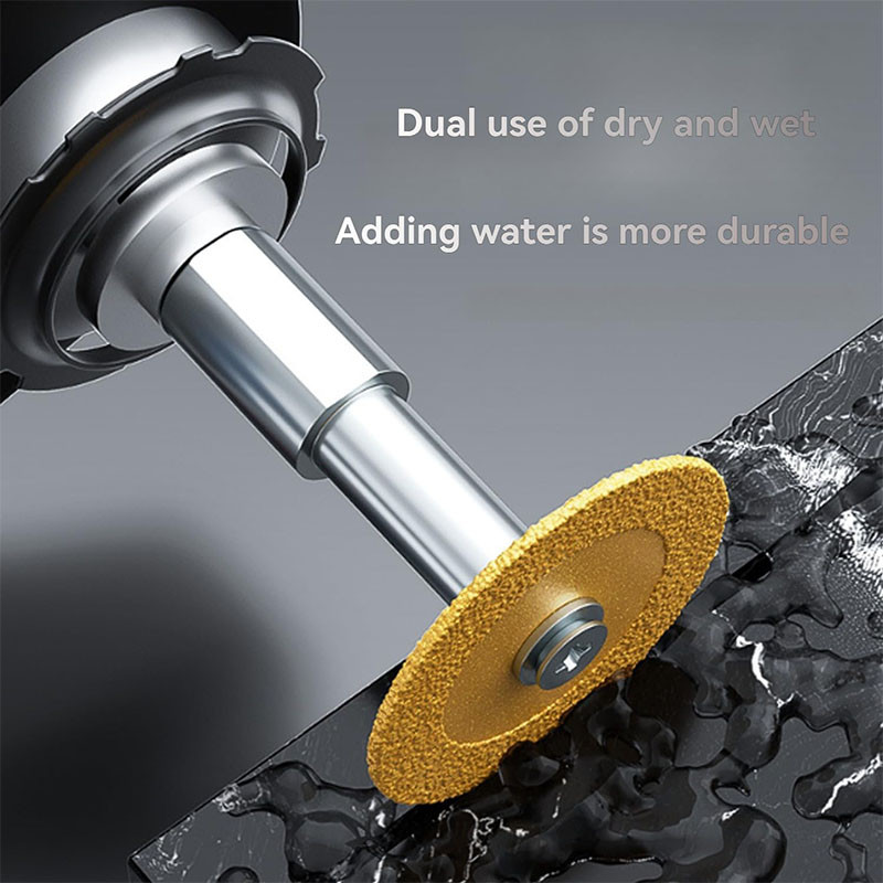 Cakram Pemotong Berlian Bor Listrik Brazing Mata Gergaji Cakram Ukir Batu Bata Keramik Giok