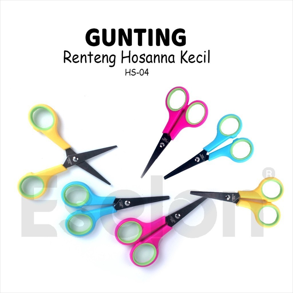 

♚1pcs Gunting Warna HOSANNA / 1buah Gunting Stainless Hosanna♚