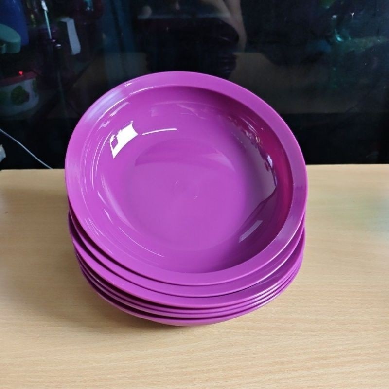 [BIG SALE] PROMO Tupperware Crescendo Plate 6pcs