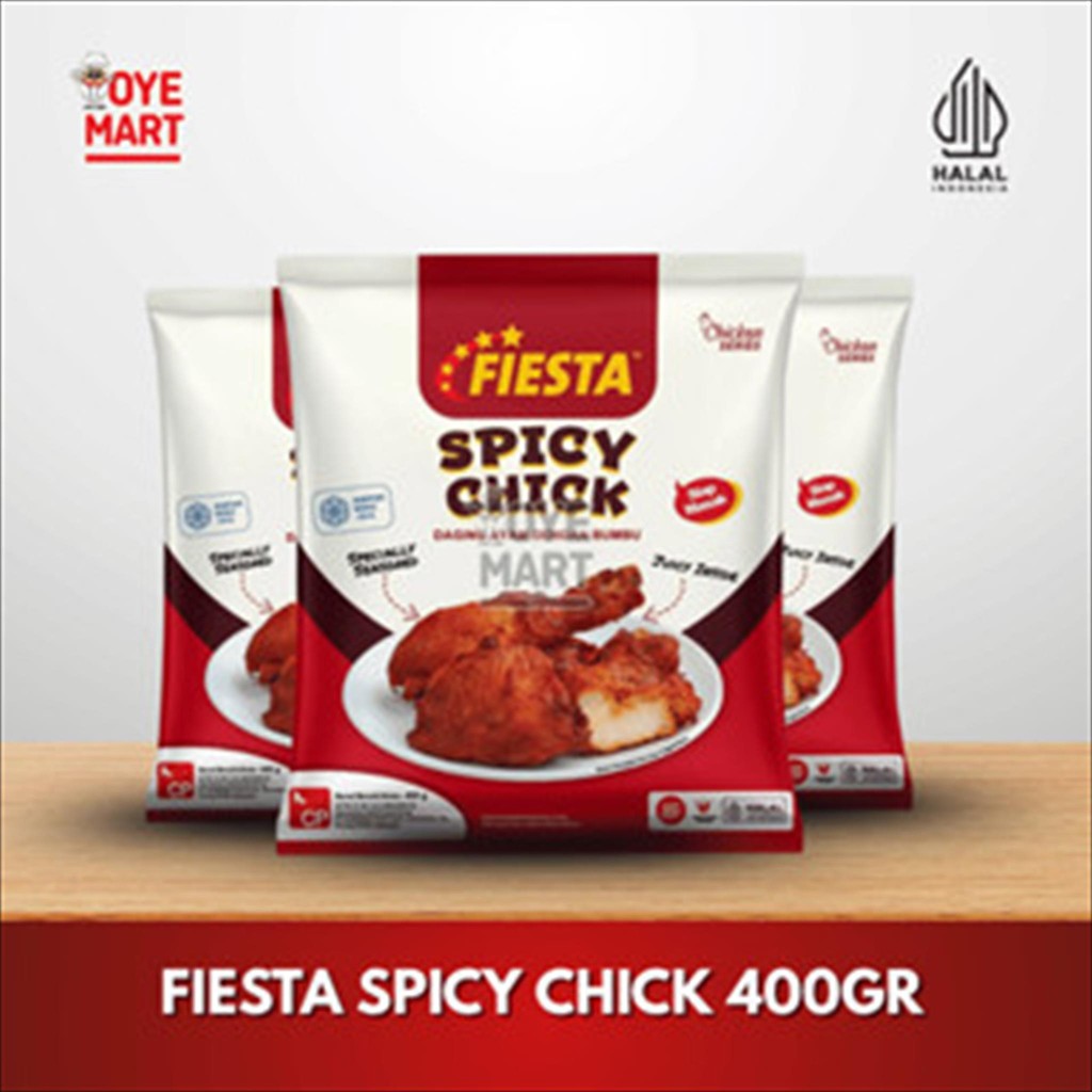 

[PROMO] FIESTA SPICY CHICK 400 gr / AYAM PAHA PEDAS