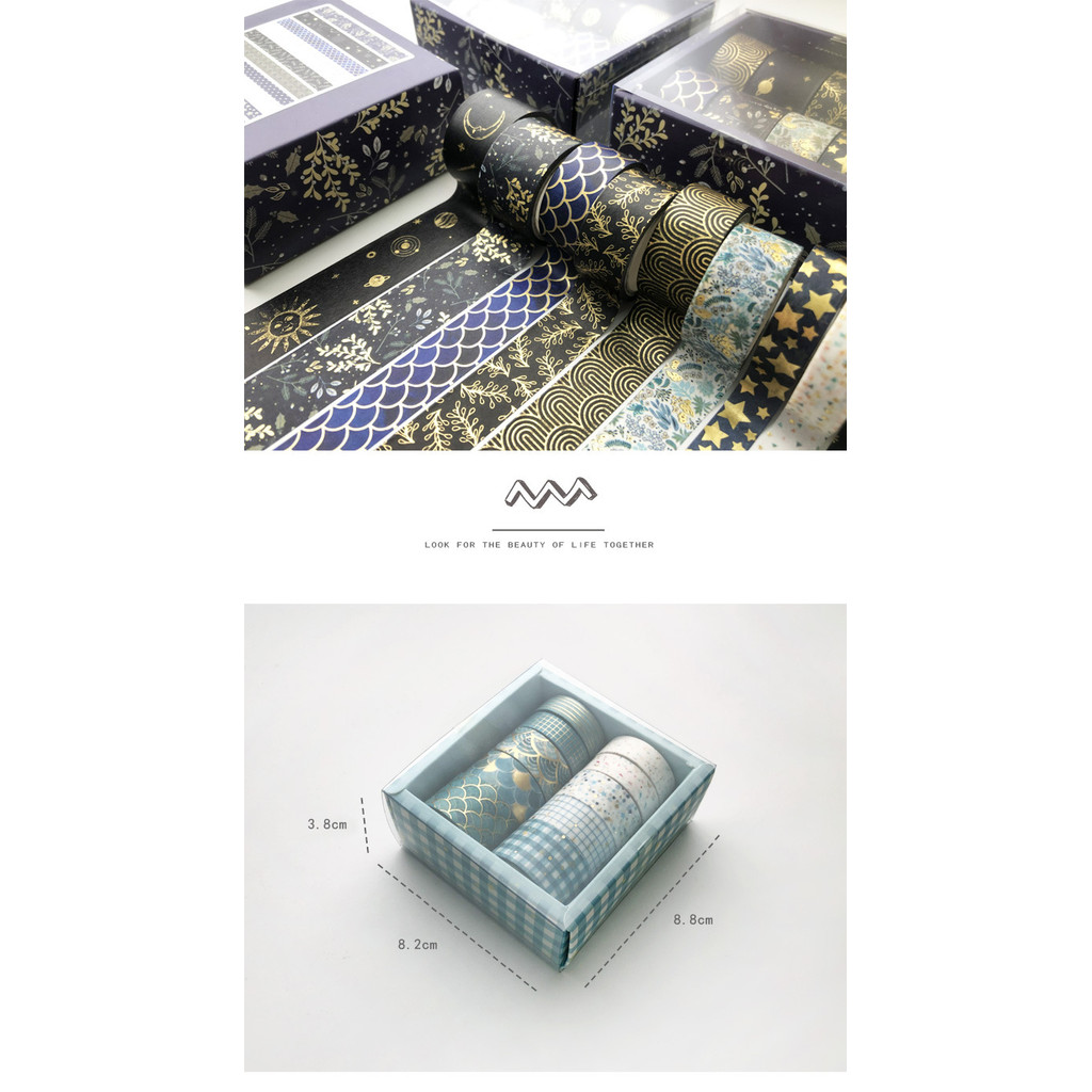 

10 Pcs/set Kawaii Various Options Adhesive Tape Masking Washi Tape Diy Scrapbooking Sticker Label Japanese Stationery