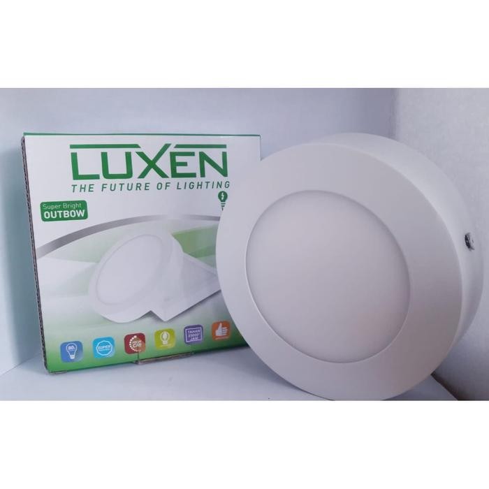 Lampu Tempel Downlight LED Panel 6W 6Wat 6watt Bulat Down Light LUXEN CARMUDIE