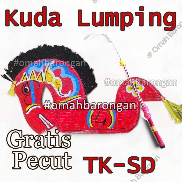 

DC___ Kuda Lumping Mainan Anak TK SD Jaranan Gratis Pecut Lidi