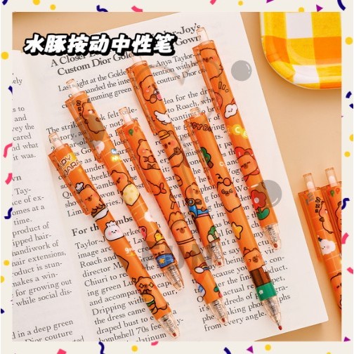 

Funfinds Pena Gel Motif Animal Cute Karakter Kapibara Pen Hewan Lucu Pulpen Gel Kulitas S-AT030