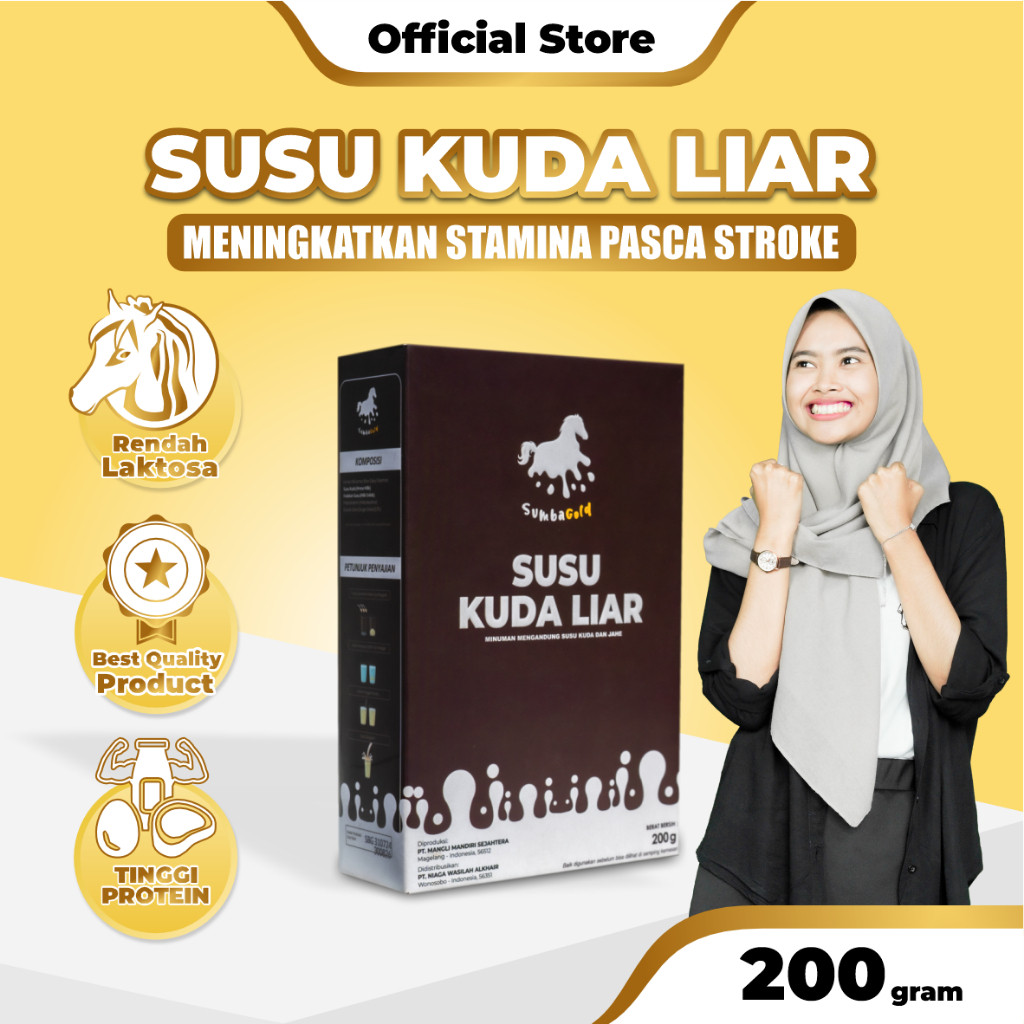 

SumbaGold Susu Kuda Liar Kaya Akan Nutrisi Terpercaya Bantu Memulihkan Stamina Pasca Stroke Aman Halal BPOM