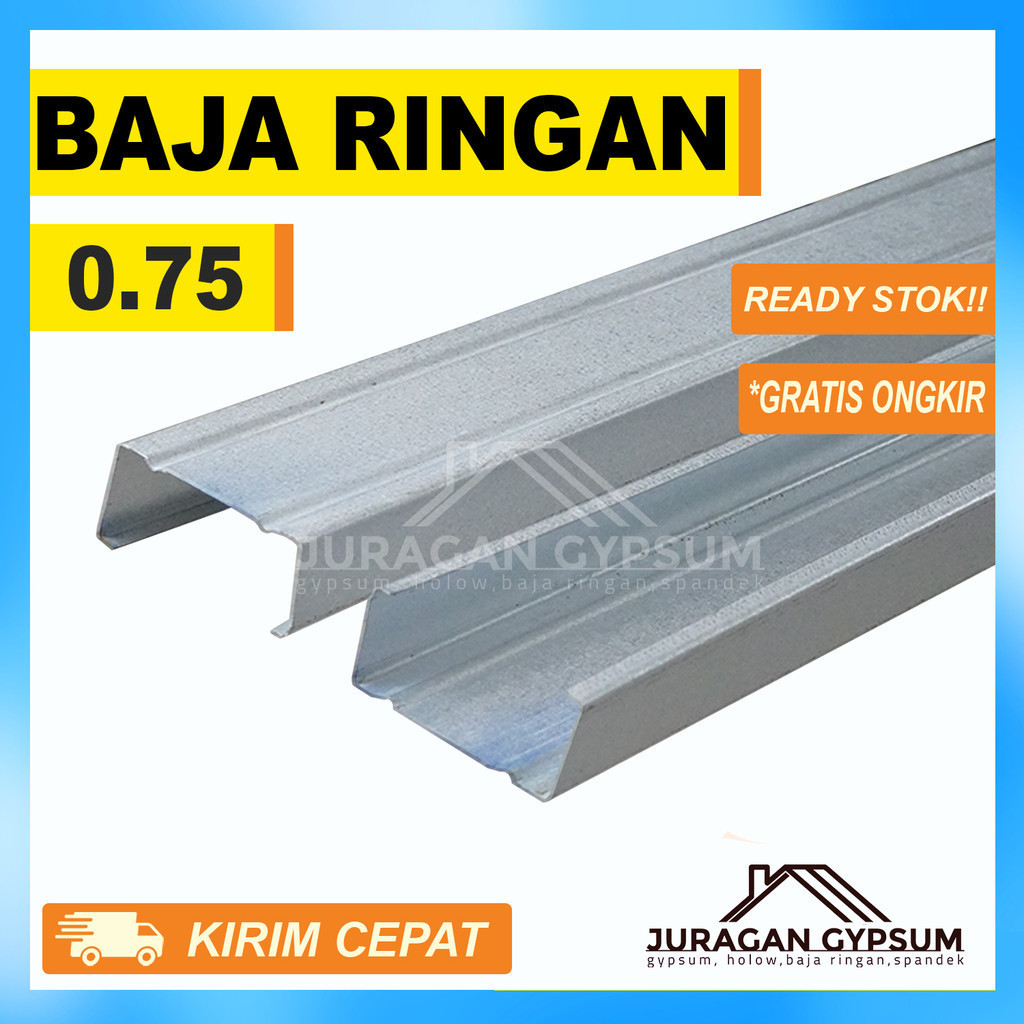 Baja Ringan C75 0.75 Full / Baja ringan 0,75 Canal C panjang 6 meter terlaris