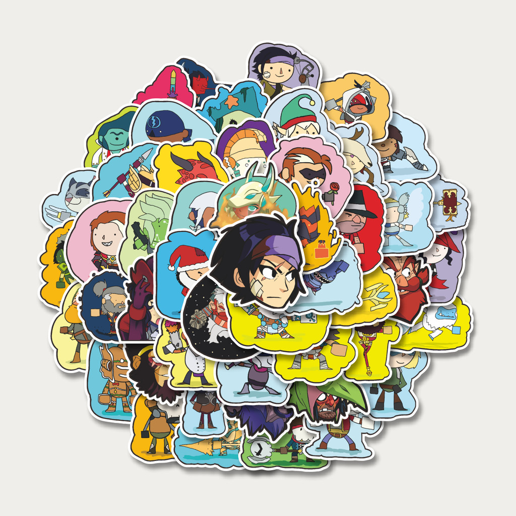 

Sticker Pack Stiker Game Series Brawlhalla Character Mix 3 | Sticker TUMBLR | Stiker LAPTOP KOPER HELM