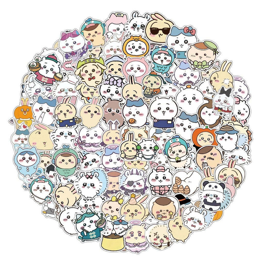 

100PCS Kawaii Cartoon Graffiti Stickers - Cute Animal Doodles for Laptop, Water Bottle & Phone Case Decor