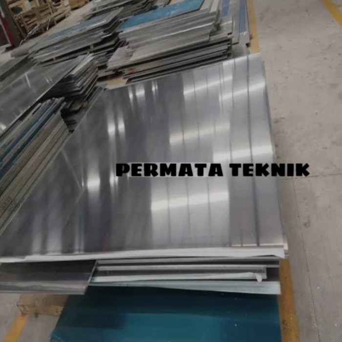 Plat Aluminium 3mm X 400mm X 1000mm - Plat Aluminium Sheet - plat alumunium potongan