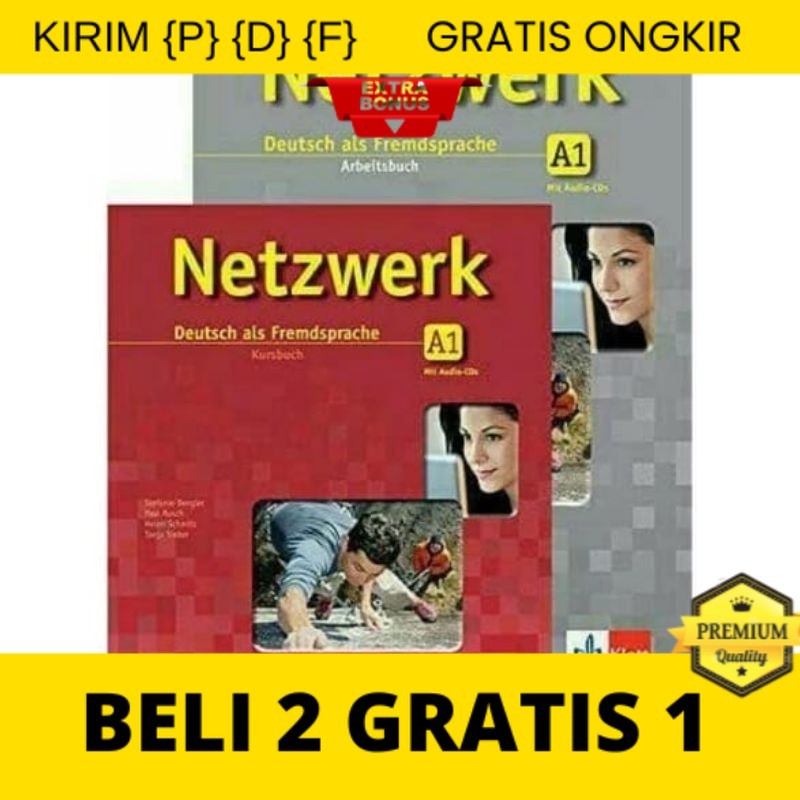 

{P} {D} {F} BUKU BELJAR BAHASA JERMAN Netzwerk A1 Kursbuch & Arbeitbuch