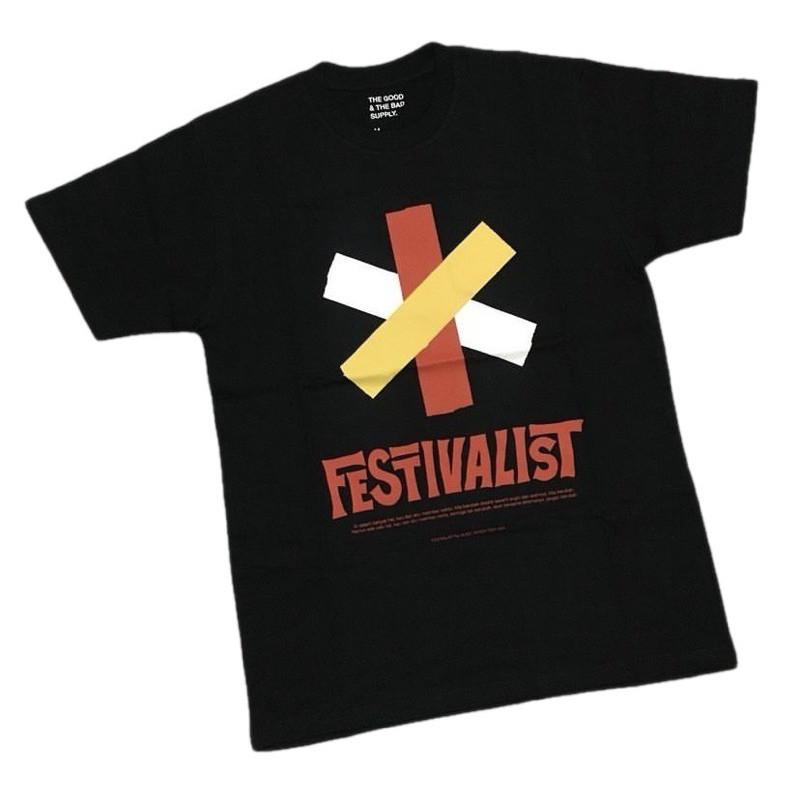 KAOS T-Shirt BAND FSTVLST-FESTIVALIST Bahan Tebal Cotton Combed 24s