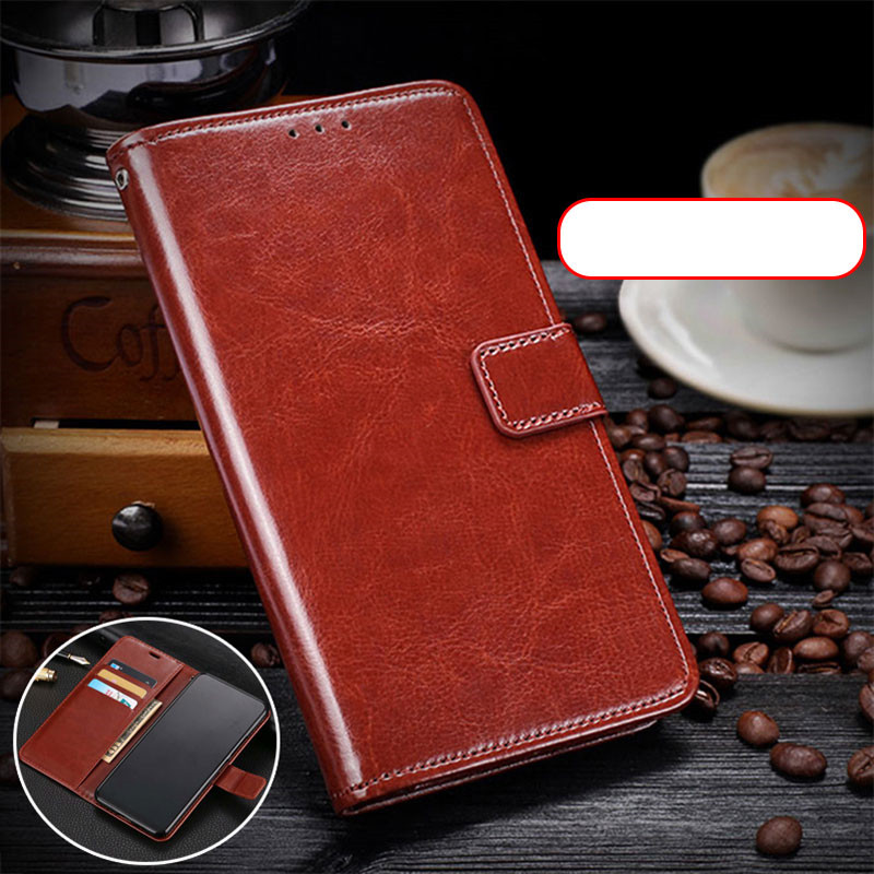 Flip Phone Case Sharp Aquos Sense 10 9 Leather Classic Vintage Kickstand Cowhide Cover for Sharp Aqu