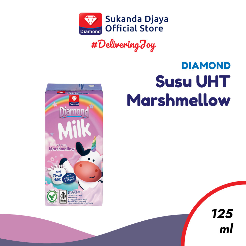 

Diamond Milk Susu UHT Marshmallow 125 ML