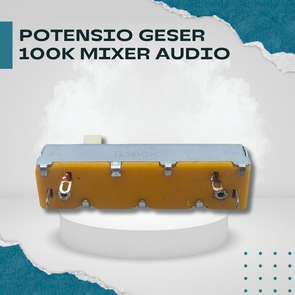 Potensio Geser 100K Mixer Audio – Bahan Besi 5cm Awet & Presisi