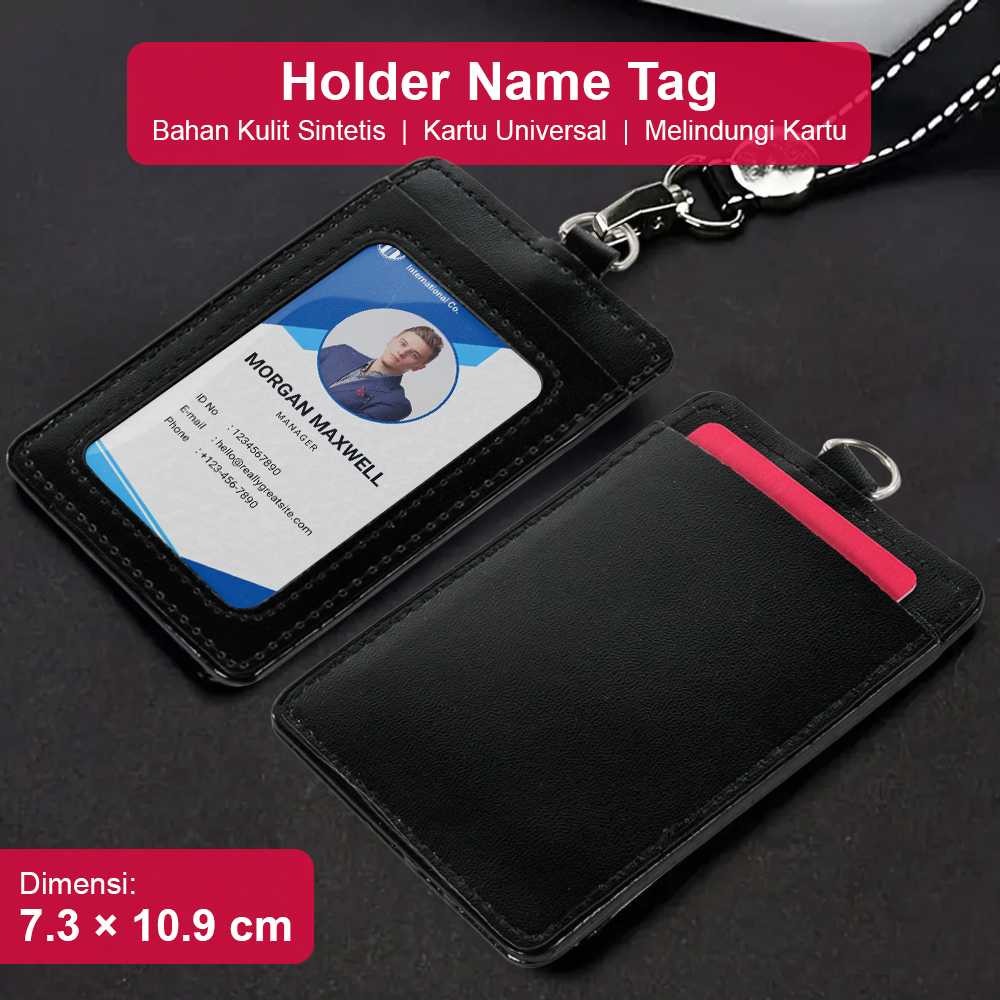 

Kantung Badge Holder Name Tag Kartu ID Debit Credit Card - 610 -MR
