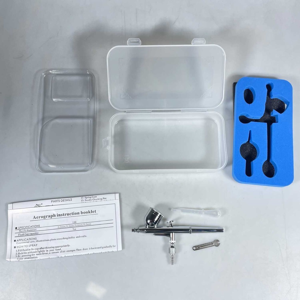 

1CLICK2BUY Humble Mini Airbrush Automatic Stop Double Action Spray Paint Art - T100