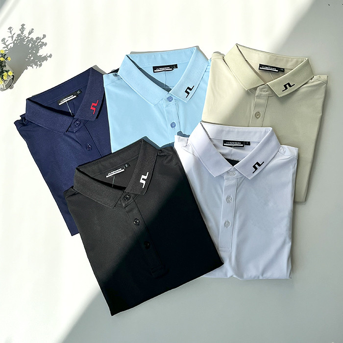 Baju Polo Shirt Golf Pria Kaos Kerah Golf Polyester JL KV Bridge