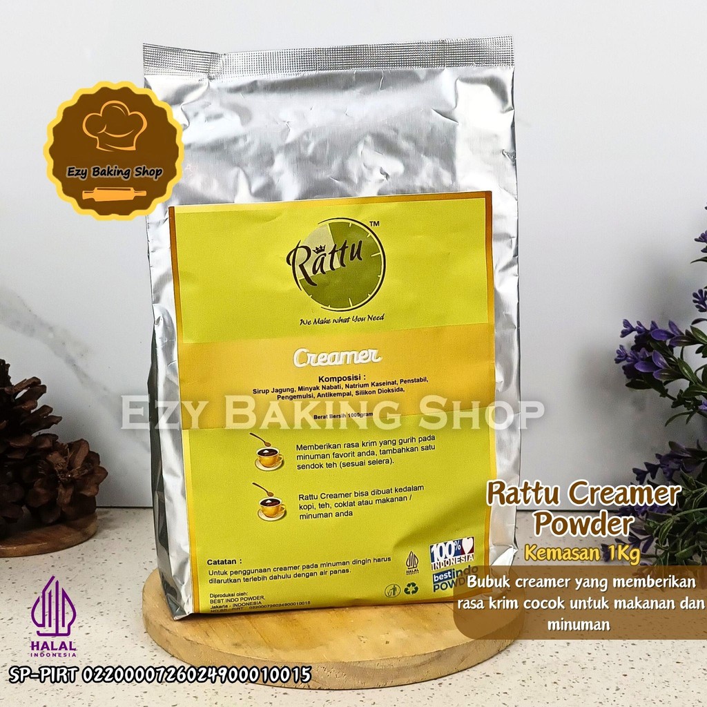 

RATTU Creamer Bubuk 1kg - Topping Minuman