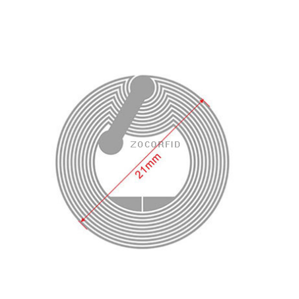 

10pcs NFC Sticker 13.56MHz F1108(S50) ISO14443A 1K Universal Label RFID Key Token Patrol NFC Tags