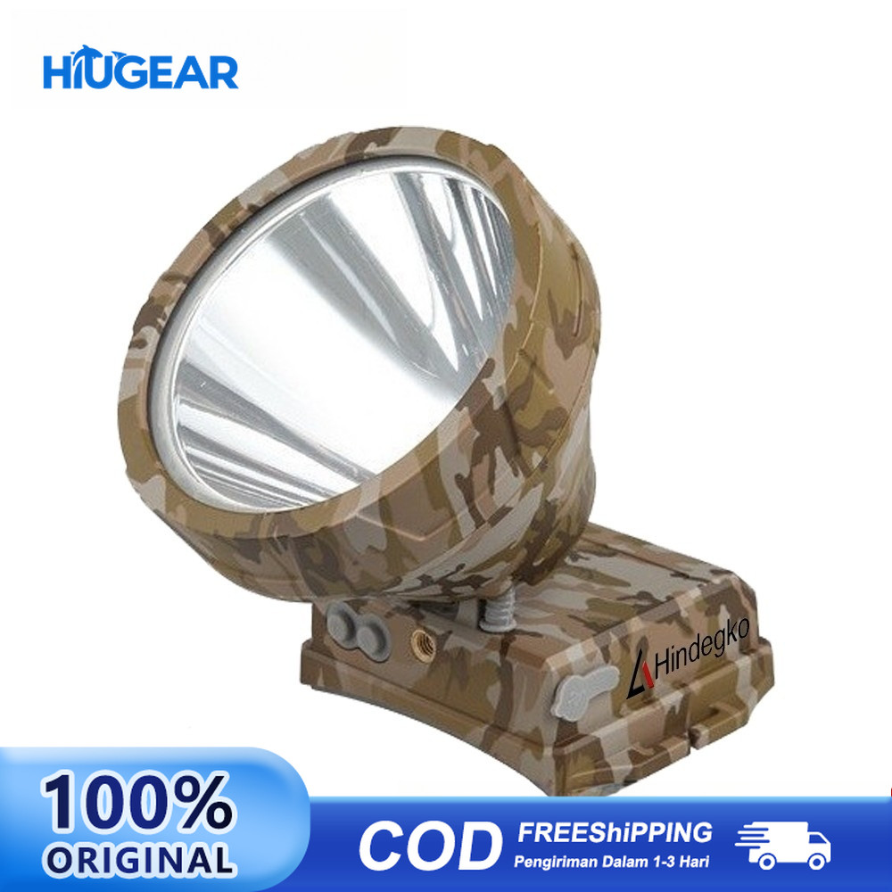 Senter Kepala Besar Super Terang Senter Kepala LED 50W | SPR Terang Tahan Lama Jarak Sinar Sangat Ja