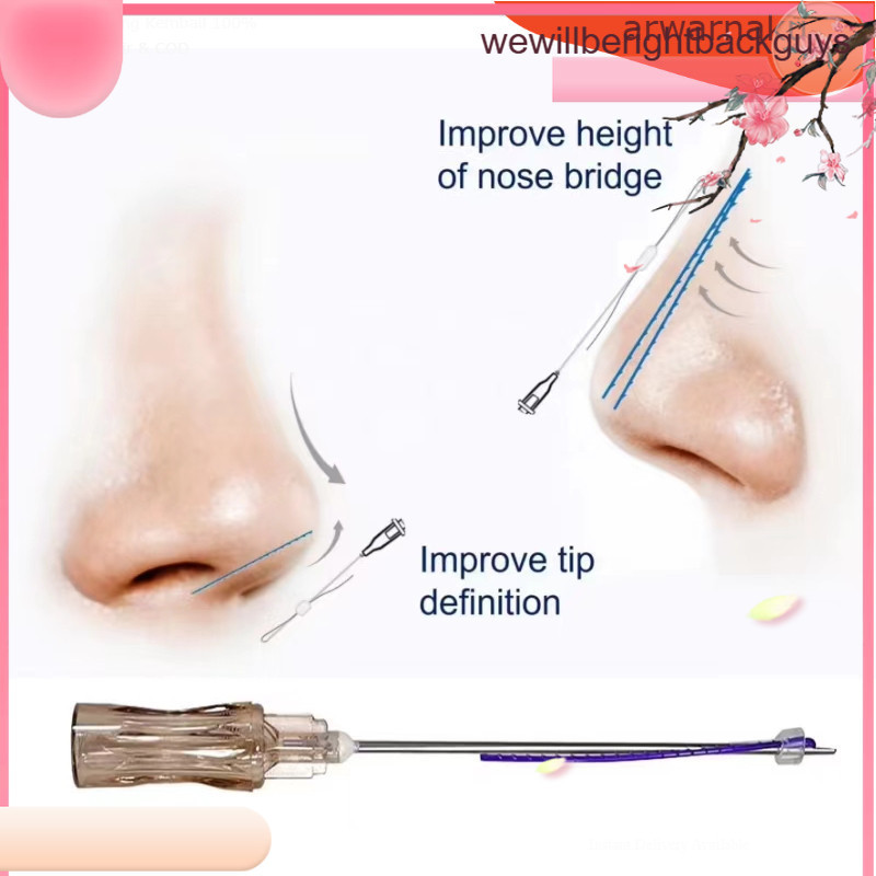 2pc korea benang Minerva Benang Hidung PDO19g*60mm 19g*38mm//PCL19g*60mm 19g*38mma pack of 2benang