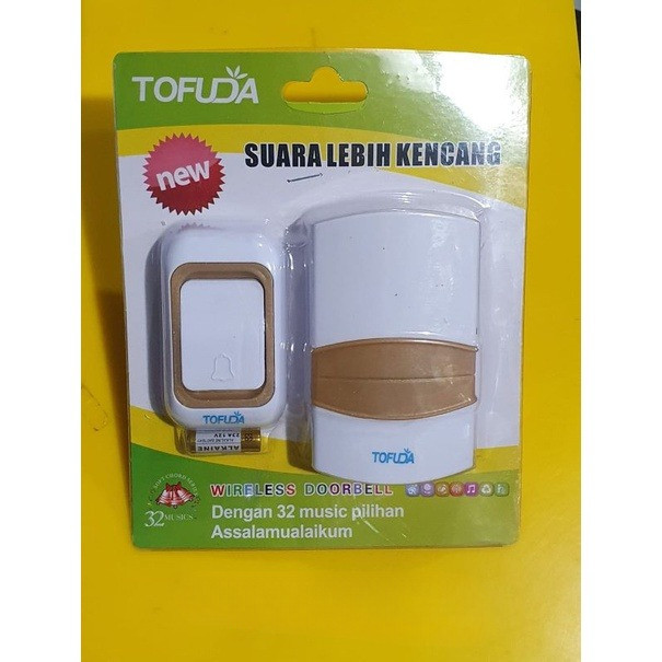 Bell Pintu WIRELESS AC Door Bell WIRELESS Tofuda