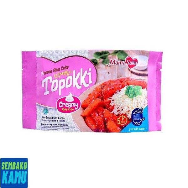 

Mamasuka Topokki Creamy 134 gr - Ready To Cook