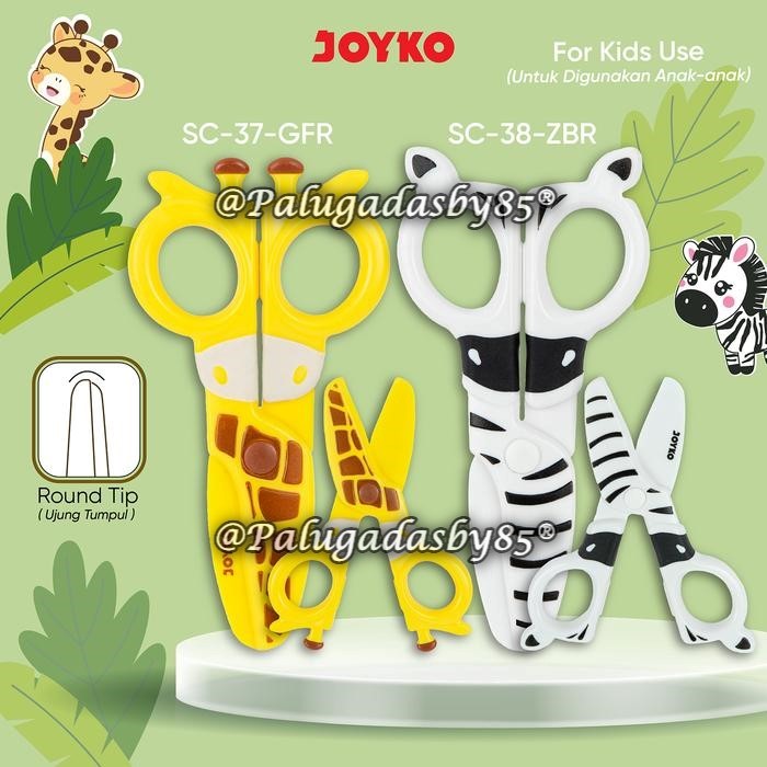

(1 Biji) GABUNGAN Gunting JOYKO SC-37-GFR SC-38-ZBR / JOYKO Scissors Gunting SC-37~38 (1 Biji)