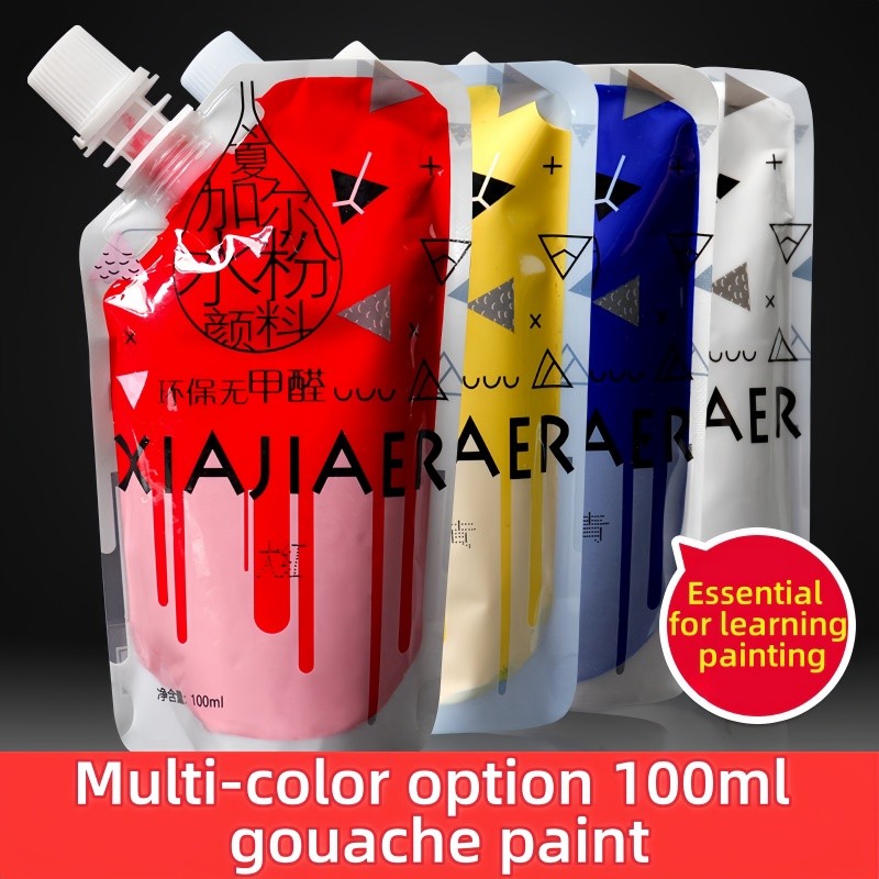 

Chagall gouache pigment 100ml bag large capacity supplement bag art painting materials