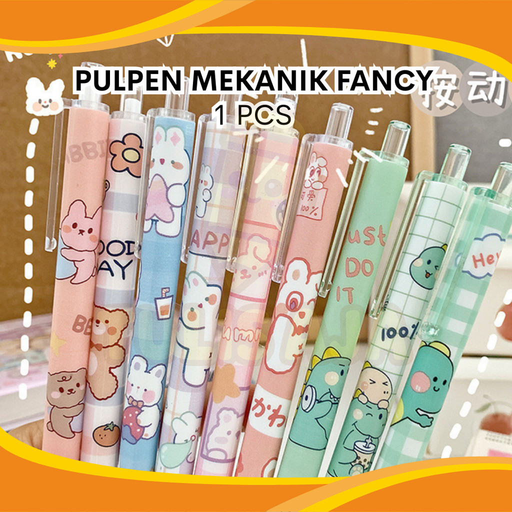 

PULPEN GEL | CETEK MEKANIK | MOTIF RANDOM KARAKTER FANCY SATUAN