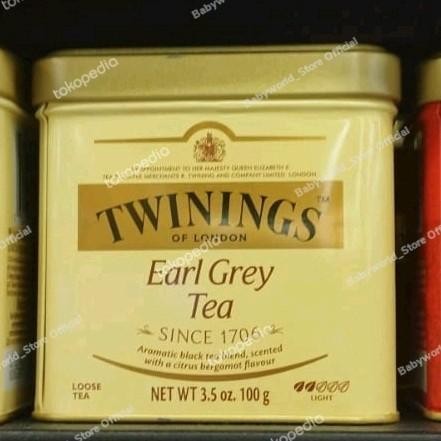 

Twinings Earl Grey Tea Loose Tea Leaves Teh Import 100gr
