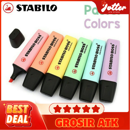 

(ECER) STABILO BOSS PASTEL - SHU | Jotter Grosir ATK