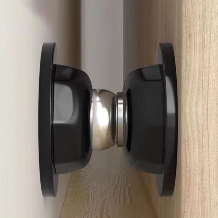 sale1set Door Stopper Pintu Magnet Door Stoper Magnet Penahan Pintu Magnet Door Stoper Pintu - Hitam