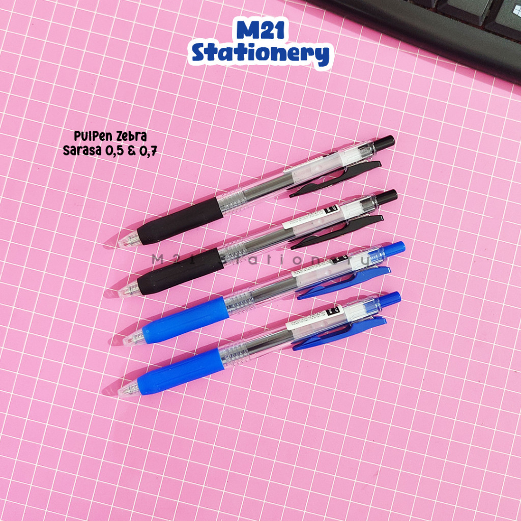 

(1 PCS) PULPEN ZEBRA SARASA 0,5 & 0,7 / ORIGINAL BOLPEN GEL KLIK BALLPOINT CLICK BOLPOIN CLIP MURAH