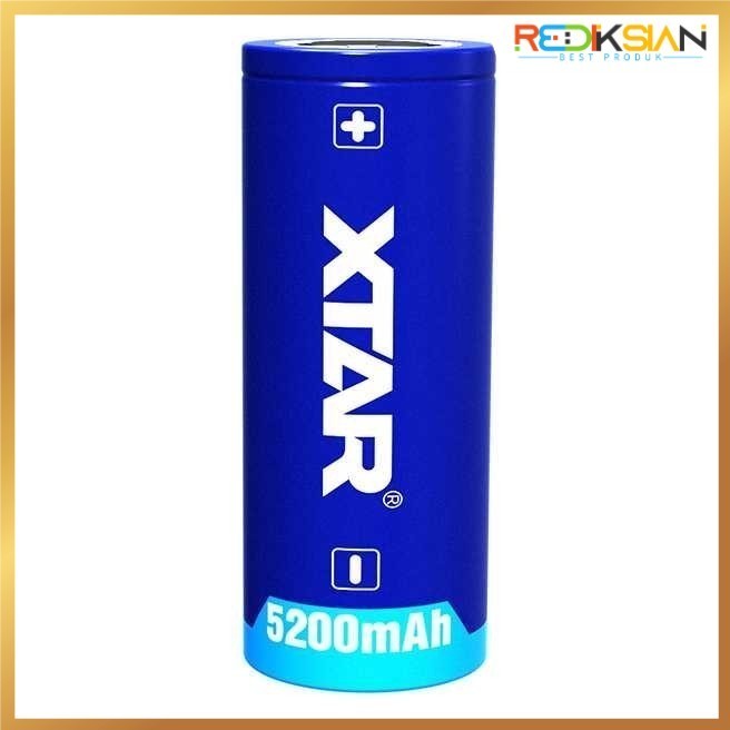 Xtar Baterai Rechargeable 26650 Li-Ion 3.6V 5200mAh 1 PCS