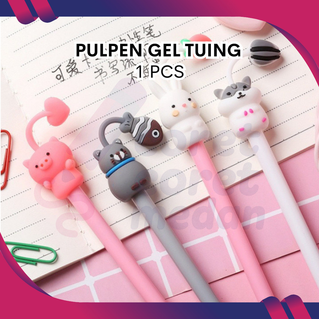 

PULPEN GEL PENA MOTIF ANIMAL 0.5 MM LUCU KARAKTER HEWAN