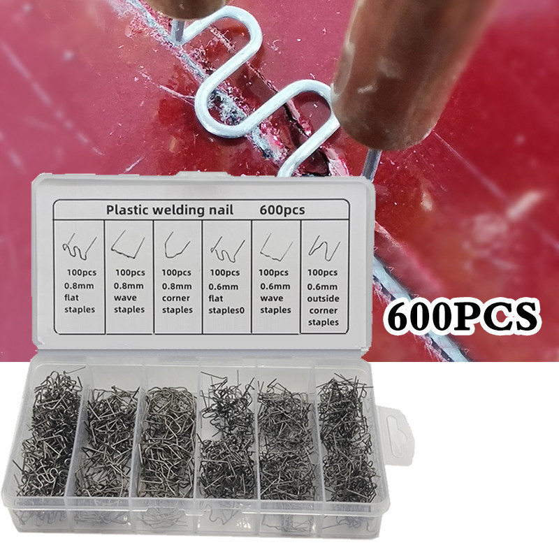 600 Pcs Refill Hot Stapler Pin / Kawat Las Mesin Tembak / Mata Staples Mesin Las