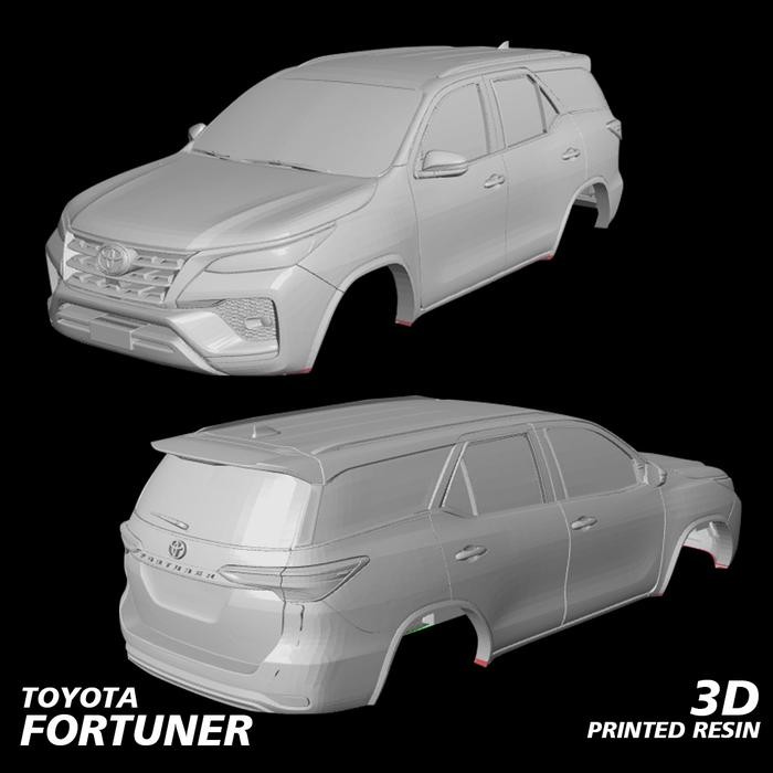 Diecast Toyota Fortuner VRZ  Hot wheels Fortuner Unpaint Resin