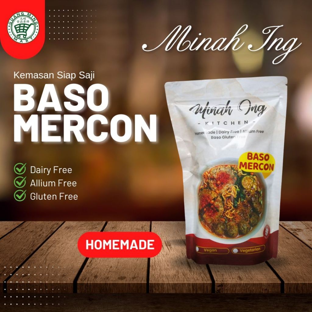 

Mie Baso Mercon Minah Ing Kitchen / Mie Baso Vegetarian