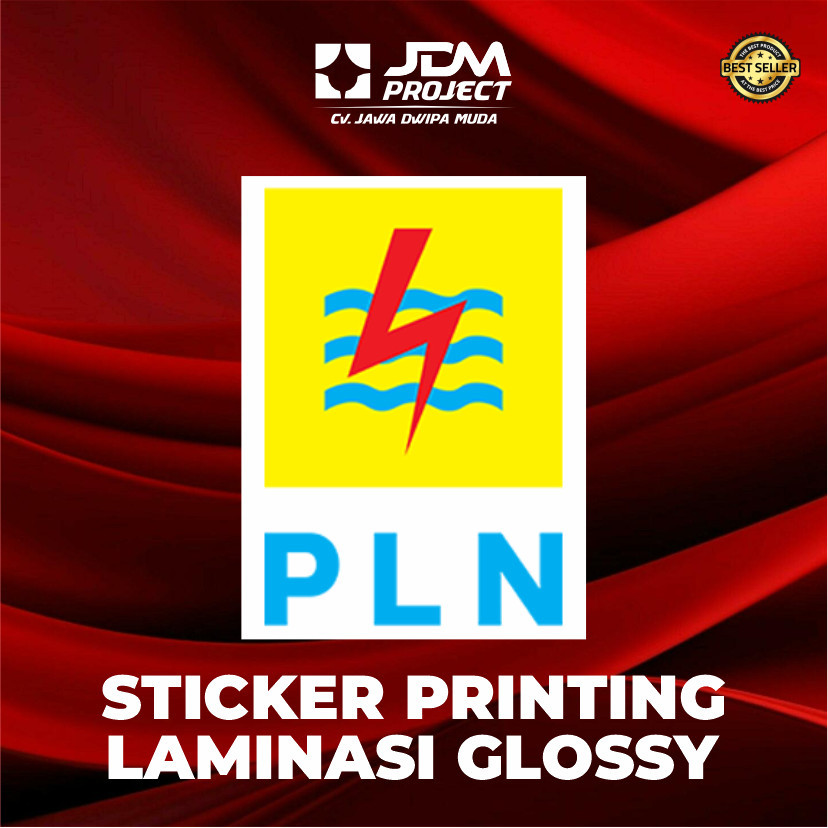 

Cetak Kilat - Stiker PLN Perusahaan Listrik Negara Persero Sticker Logo Perusahaan BUMN Bahan Vinyl Anti Air