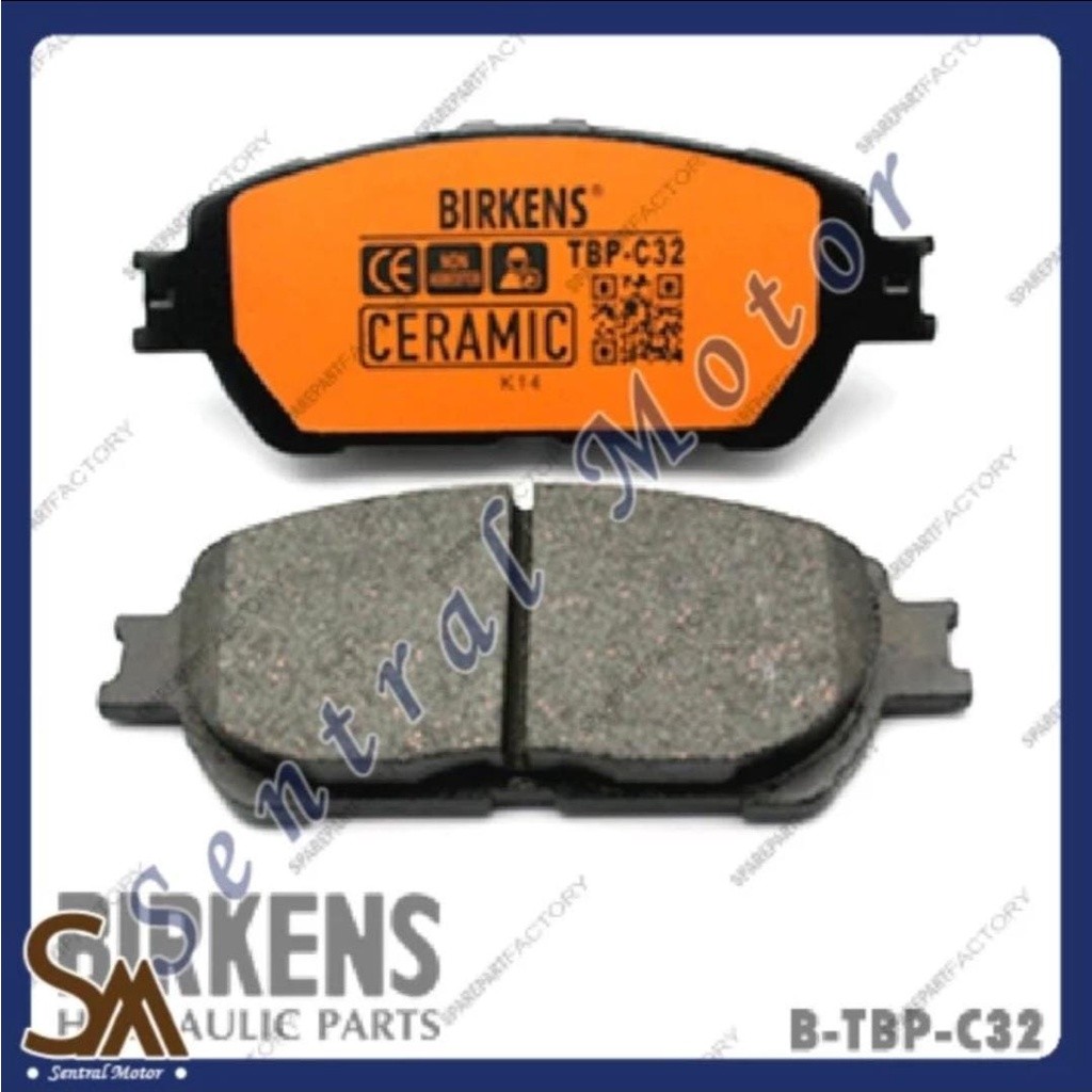 Brake pad kampas rem depan Toyota Alphard Old Birkens