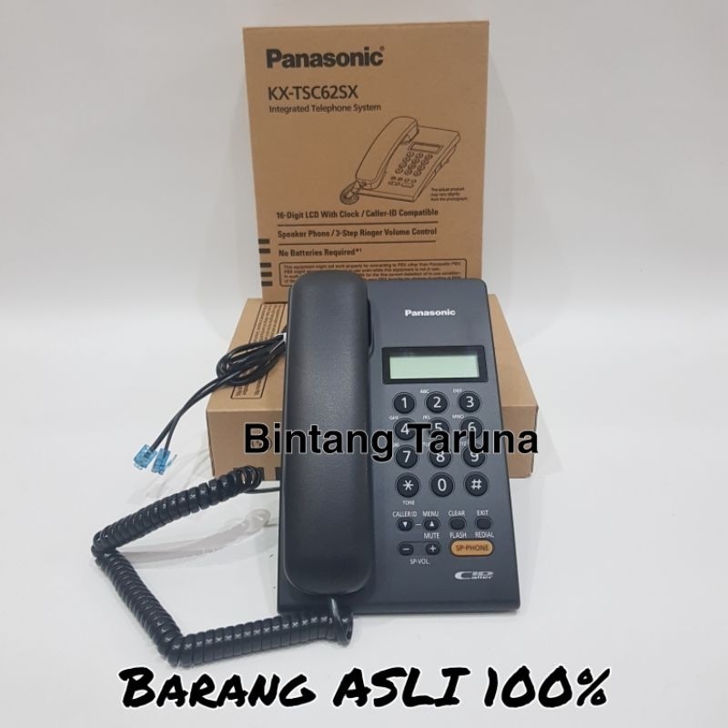 Telepon Kabel Panasonic KX-T7705 Telepon Panasonic T7705 (Hitam)