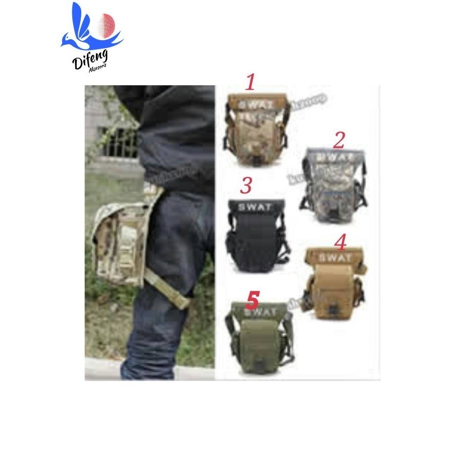 tas pinggang paha SWAT (TAS ARMY,TAS PRIA)