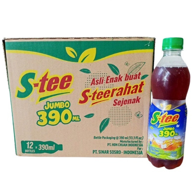 

S-Tee Botol Pet 1 Dus isi 12 Pcs