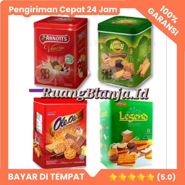 

SERENA LEGENDA BISCUIT ASSORTED KALENG SEGI 580gr